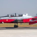 HAL HTT-40 aircraft on runway, Bengaluru, India, clear day.
