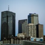Skyline of Dallas, Texas showcasing modern skyscrapers during daytime.